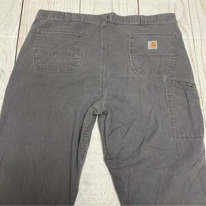 Carhartt Rugged Flex Relaxed Fit Canvas Workpant charcoal 42x32